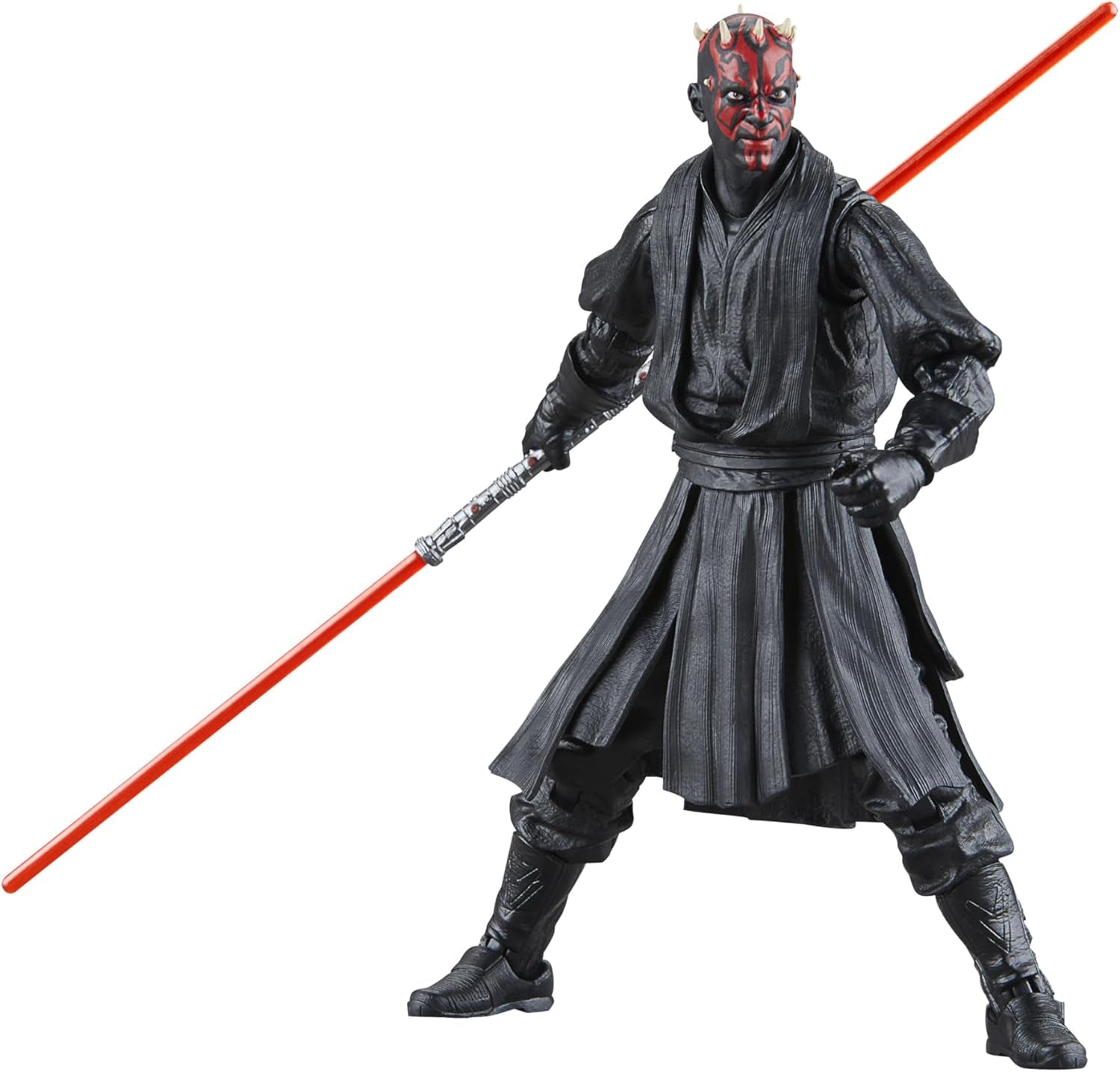 Star Wars Black Series Darth Maul Star Wars: La amenaza fantasma Figura coleccionable Figuras de acción de 15 cm Naty Shop Título predeterminado