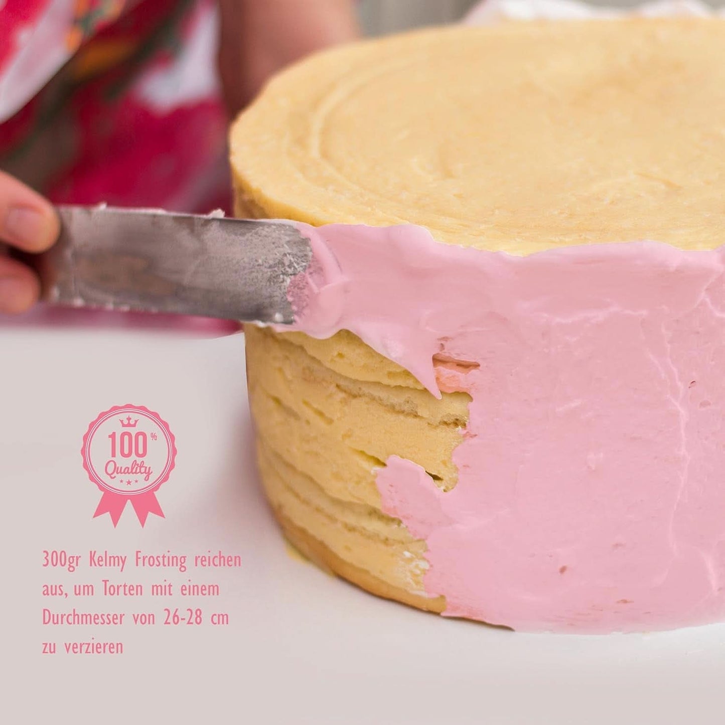 Glaseado en polvo fresas Kelmy, 300 gramos Naty Shop Glazes and Decor