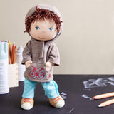 Muñeca HABA Lian - Muñeca de tela suave 30 cm, ideal para bebés y niños pequeños, lavable y fácil de vestir y desvestir, a partir de 18 meses - 1302109001