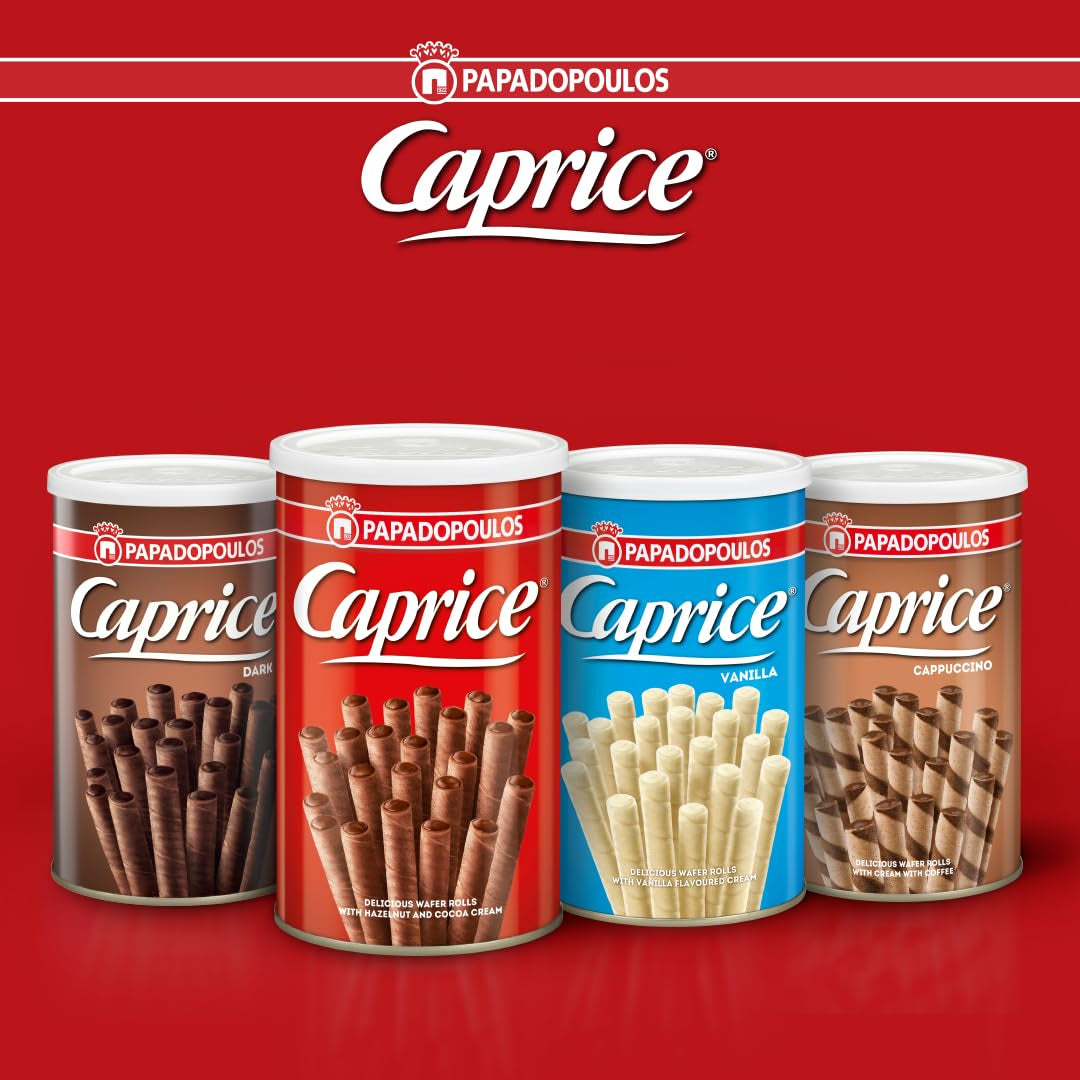 Oblea PAPADOPOULOU CAPRICE con crema de cacao y avellanas 400G
