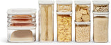 Mepal Juego de 9 Botes de Almacenamiento con Tapa - Contenedores de Alimentos Rectangulares - Organizador de Cocina de Plástico - Contenedores de Almacenamiento Herméticos - 7 Botes de Almacenamiento y 2 Tarros de Almacenamiento de Alimentos - Blanco Naty Shop Cajas de Almacenamiento de Alimentos Default Title