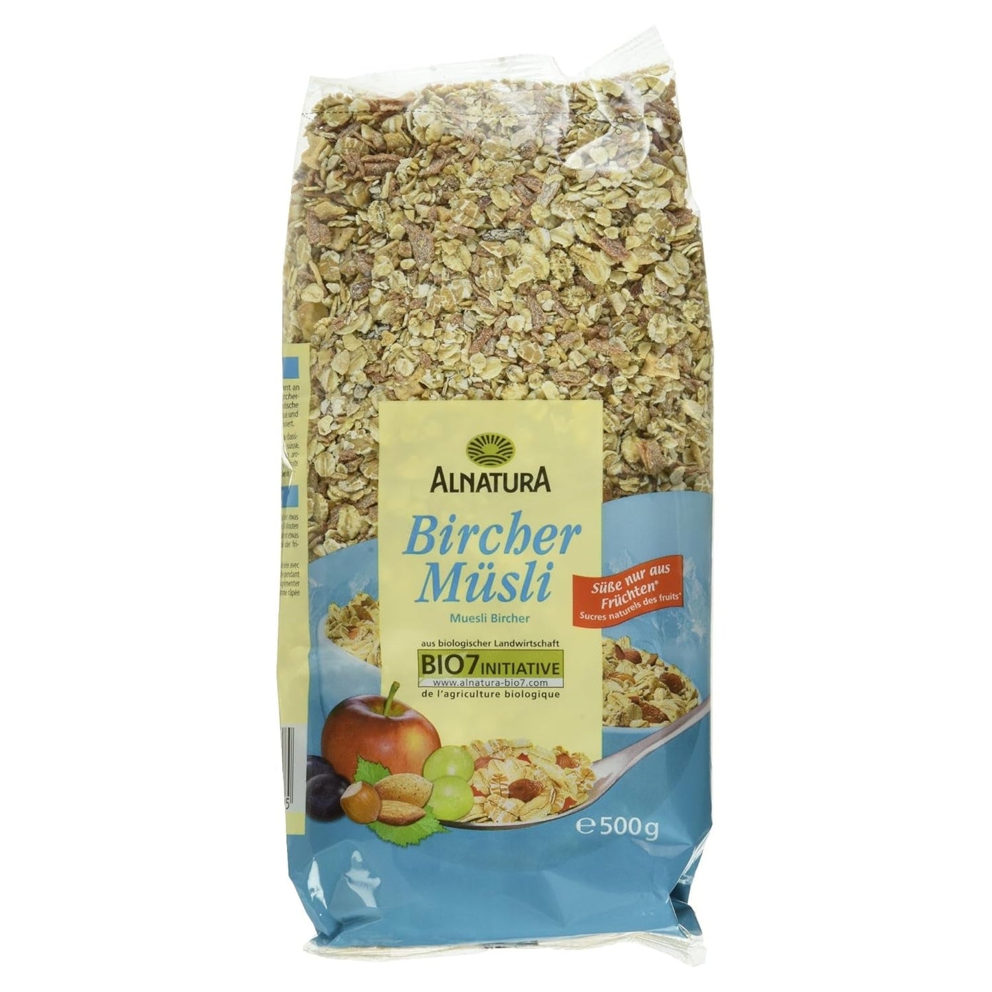 Muesli Bircher ecológico, vegano (1 x 500 g)