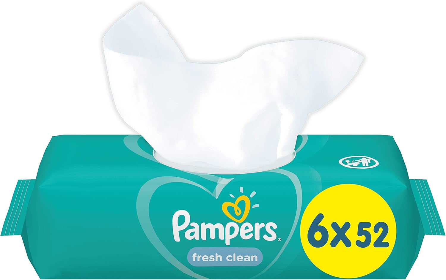 Pampers 81688049 Toallitas para bebé Fresh Clean, color blanco