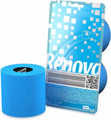 Papel higiénico RENOVA, azul, paquete de regalo, 2 rollos (200064206)