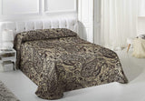 VIALMAN Manta ligera Sofia 29, Algodón Poliéster, Marrón, Cama 135: 230 X 270 Cm Camas y Mantas Besuche den VIALMAN-Store