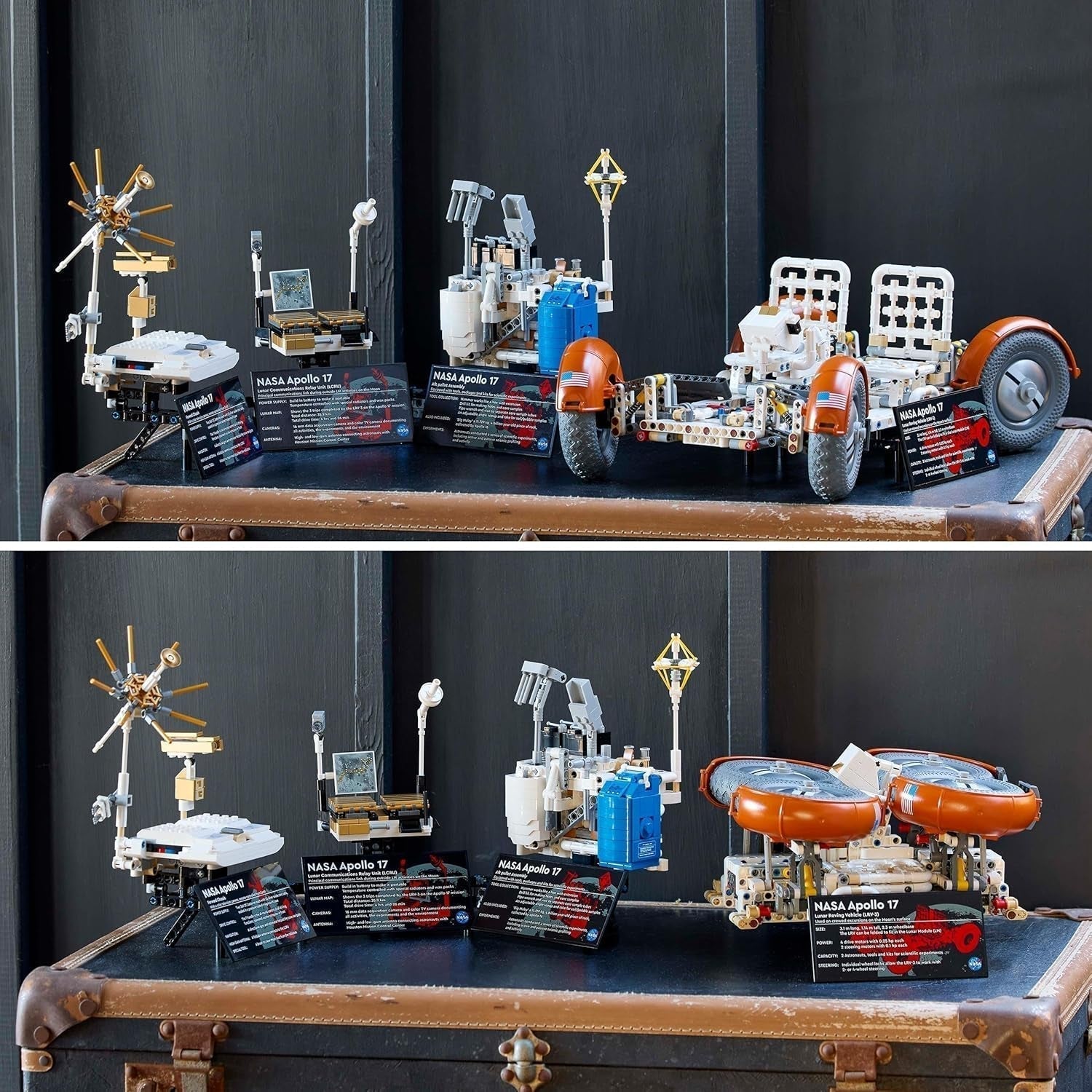 LEGO Technic Vehículo itinerante lunar Apollo (LRV) de la NASA, modelo de vehículo lunar para adultos, coleccionable espacial para entusiastas de la ciencia, juguete de construcción, modelo de vehículo espacial 42182 Juegos de construcción Besuche den LEGO-Store