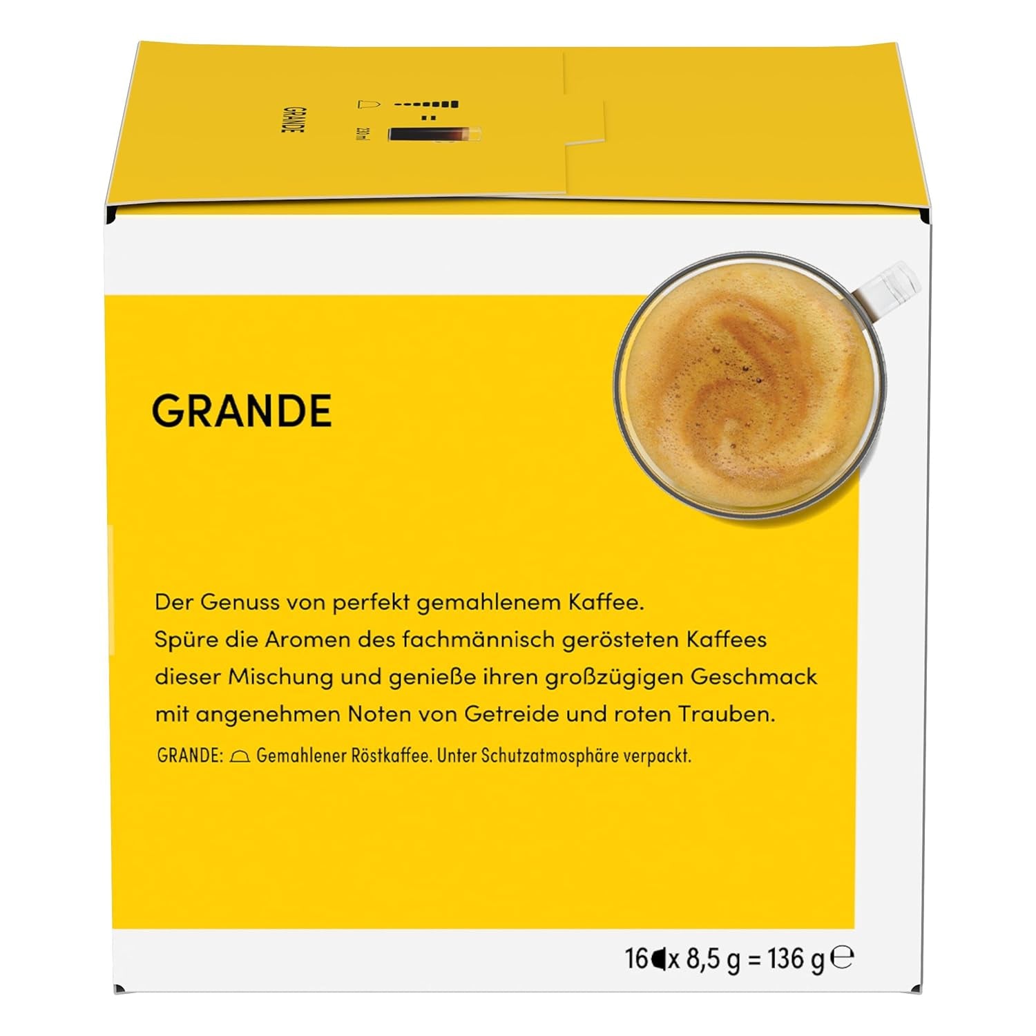 NESCAFÉ DOLCE GUSTO Grande Kaffeekapseln Paquete de 3 (3 x 16 cápsulas)