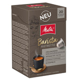 Melitta Barista Ristretto Kaffee-Kapseln 20 Stück je 5.5g, gemahlen, in Portionskapseln for Nespresso*-Maschinen, Vollmundig, Noten von dunkler Schokolade