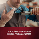 Schwiizer Schüümli Crema Mild, 100% granos de café arábigo premium, afrutado y de nuez, para máquinas de café totalmente automáticas, potencia 2/5, tostado ligero, certificado Rainforest Alliance, 1 kg (paquete de 2)