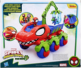 Marvel Spidey y sus súper amigos Dino Crawler Superhero Playset con figuras de Spidey y Dino y juguete de transporte para edades de 3 años en adelante Figuras de acción Naty Shop