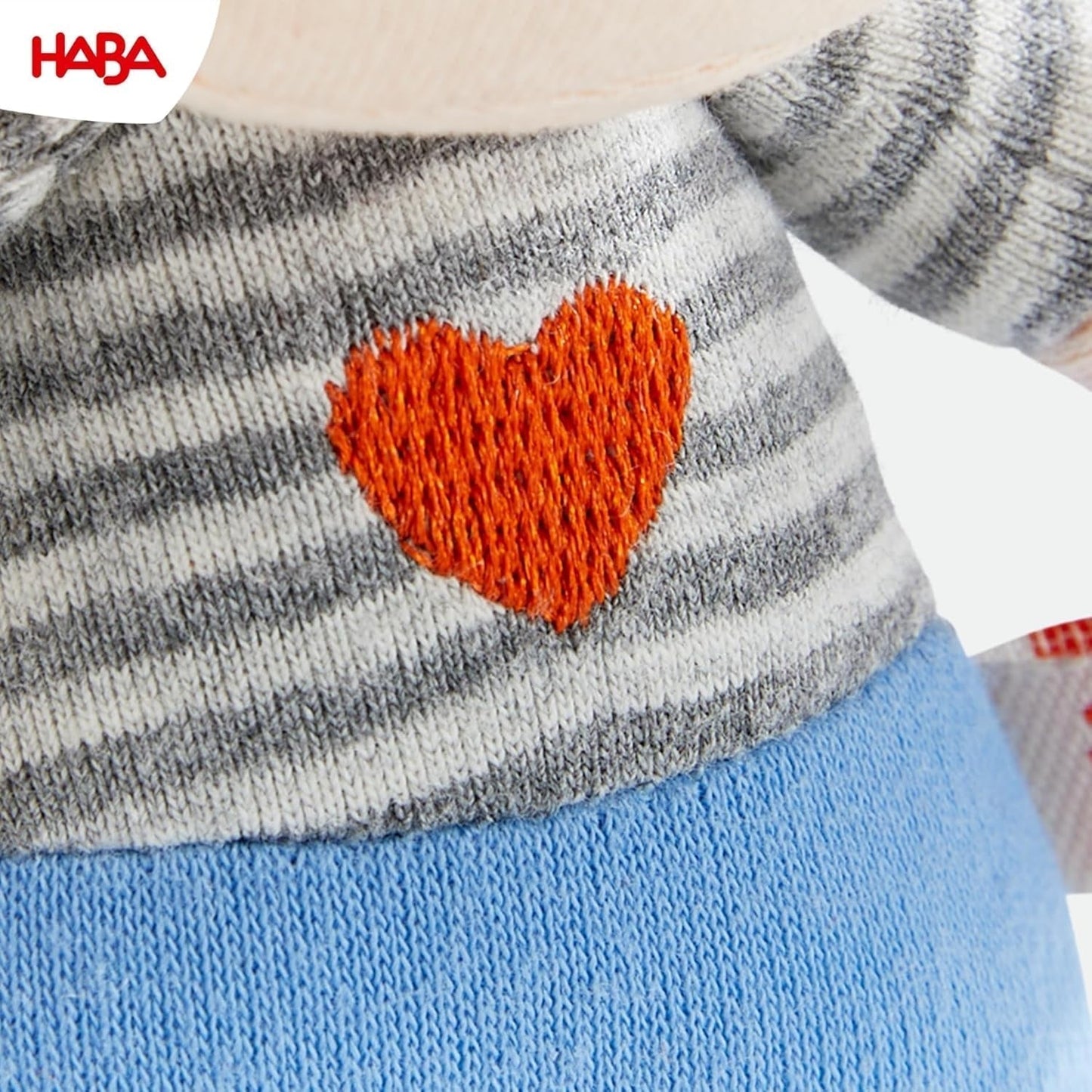 HABA Colchoneta Ángel de la Guarda - Muñeco de peluche textil (15 cm), regalo de bienvenida ideal para bebés y niños pequeños - lavable a 30°C - 2011869001 Muñecas Naty Shop