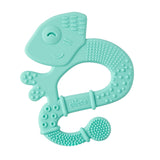 Chicco Mordedor Soft&Clean lagarto, azul, 2M+