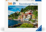 Ravensburger Puzzle 12000201 - Lago Como, Italia - Puzzle de 500 piezas para adultos y niños mayores de 10 años, puzzle de paisajes con motivos italianos Puzzle Naty Shop