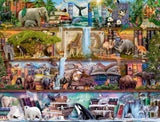 Ravensburger Puzzle 16652 - El mundo de los animales grandes - Puzzle de 2000 piezas para adultos y niños mayores de 14 años diseñado por Aimee Stewart Puzzle Naty Shop Single