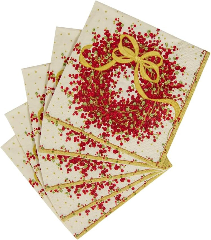 8070C Servilletas de papel de tres capas, 20 piezas, 25 x 25 cm, Pepperberry