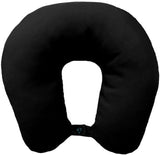 Lemos Home Almohada para el cuello con relleno de microfibra, almohada de apoyo para el cuello, cómoda almohada de viaje para avión, coche, oficina, ideal para camping, vacaciones y dispositivos de viaje (verde menta)