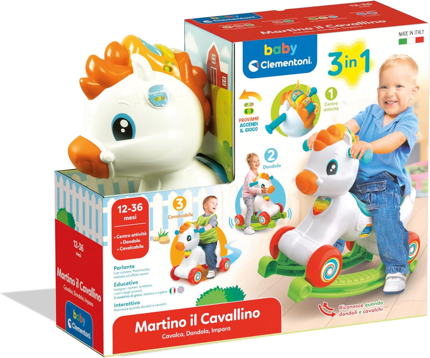 Clementoni - Primeros pasos, Multicolor, 17854 Tienda Jucarii Bebe Naty