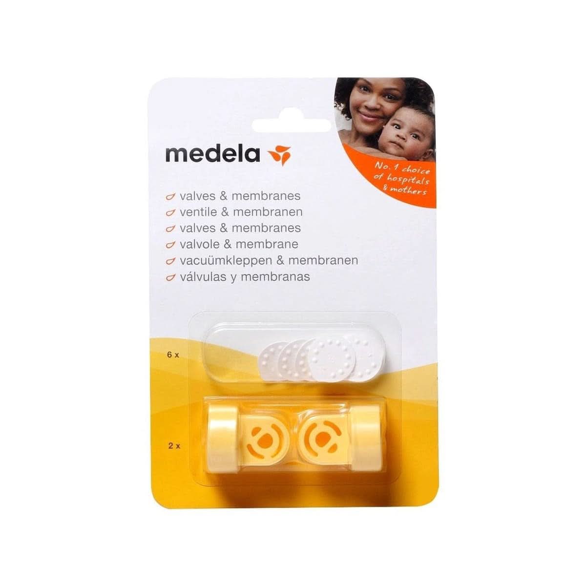 Medela 008.0293 Válvulas y tetinas, multicolor Accesorios Alimentación y Lactancia Bebe Naty Shop