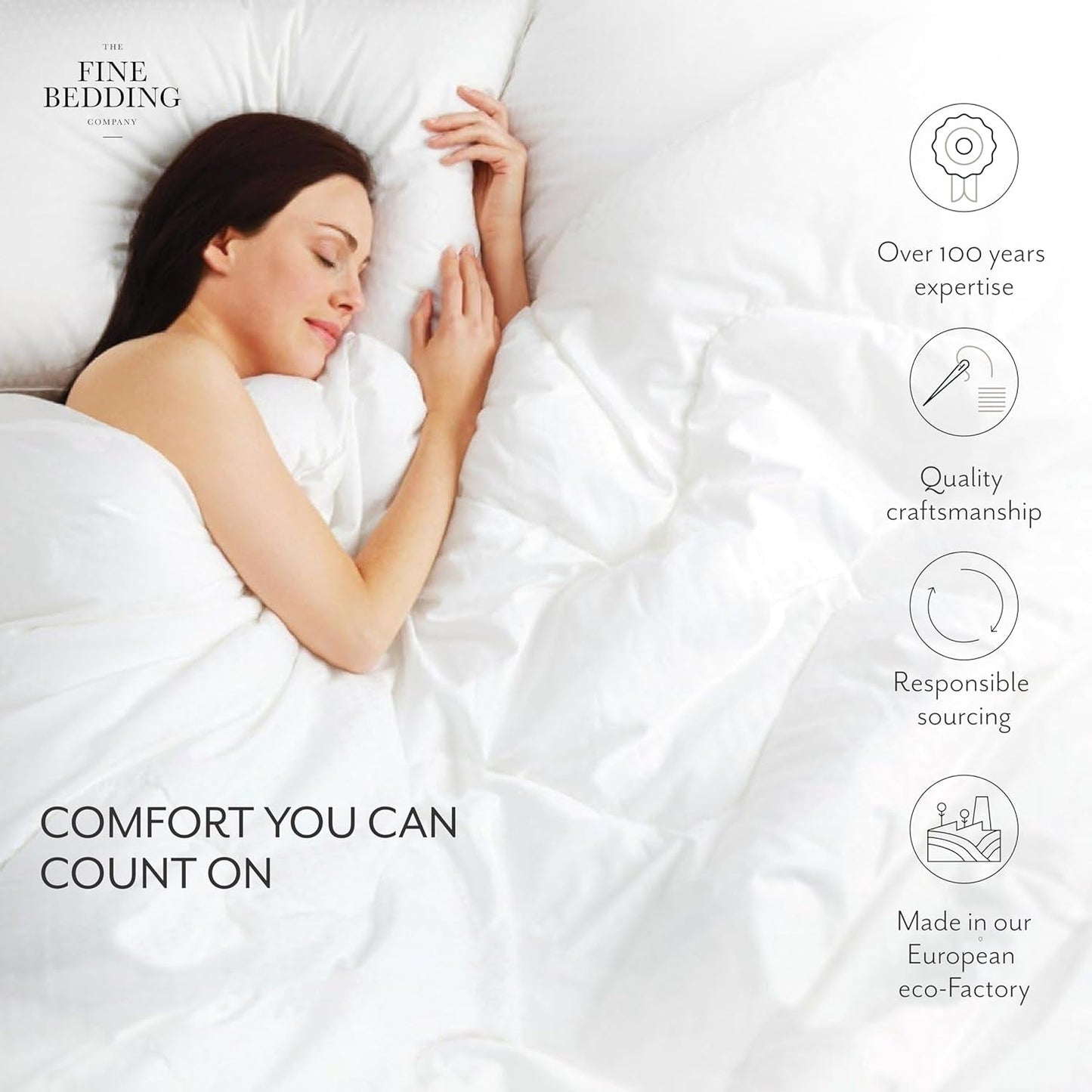 Edredón Allergy Defense, 4,5 Tog, fabricado con materiales reciclados, antialérgico e hipoalergénico, cama Super King Size Edredones y edredones Naty Shop