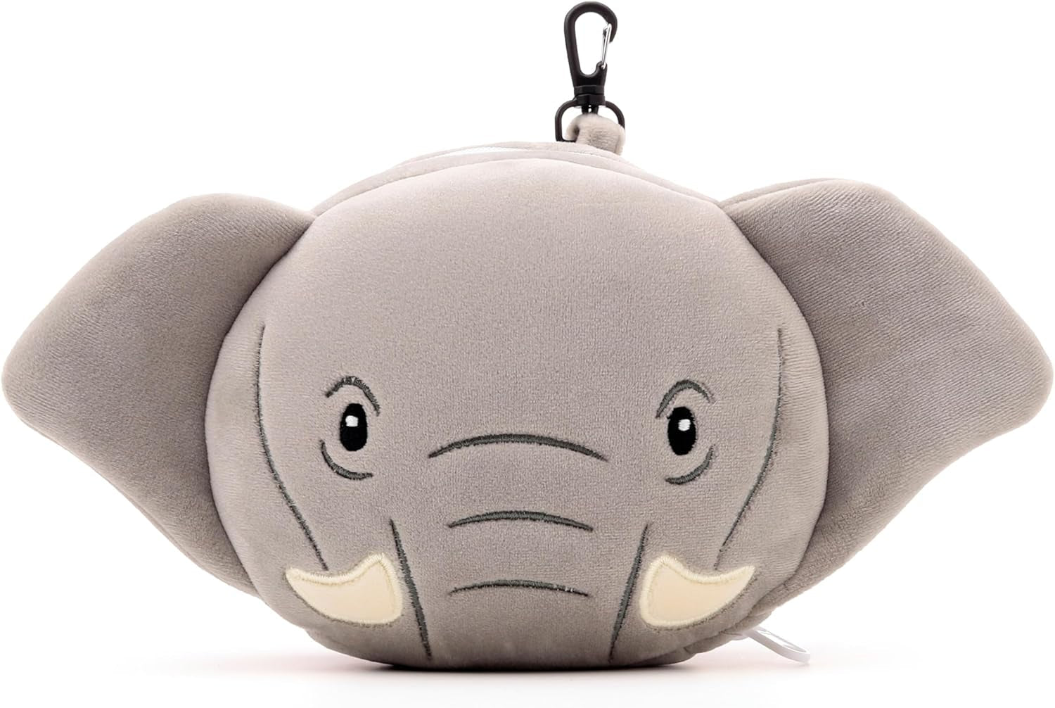 Almohada De Viaje, Redonda, De Felpa, Elefante, Y Antifaz, Unisex, Talla Única, Unisex, Cintura Almohadas De Viaje Únicas Naty Shop