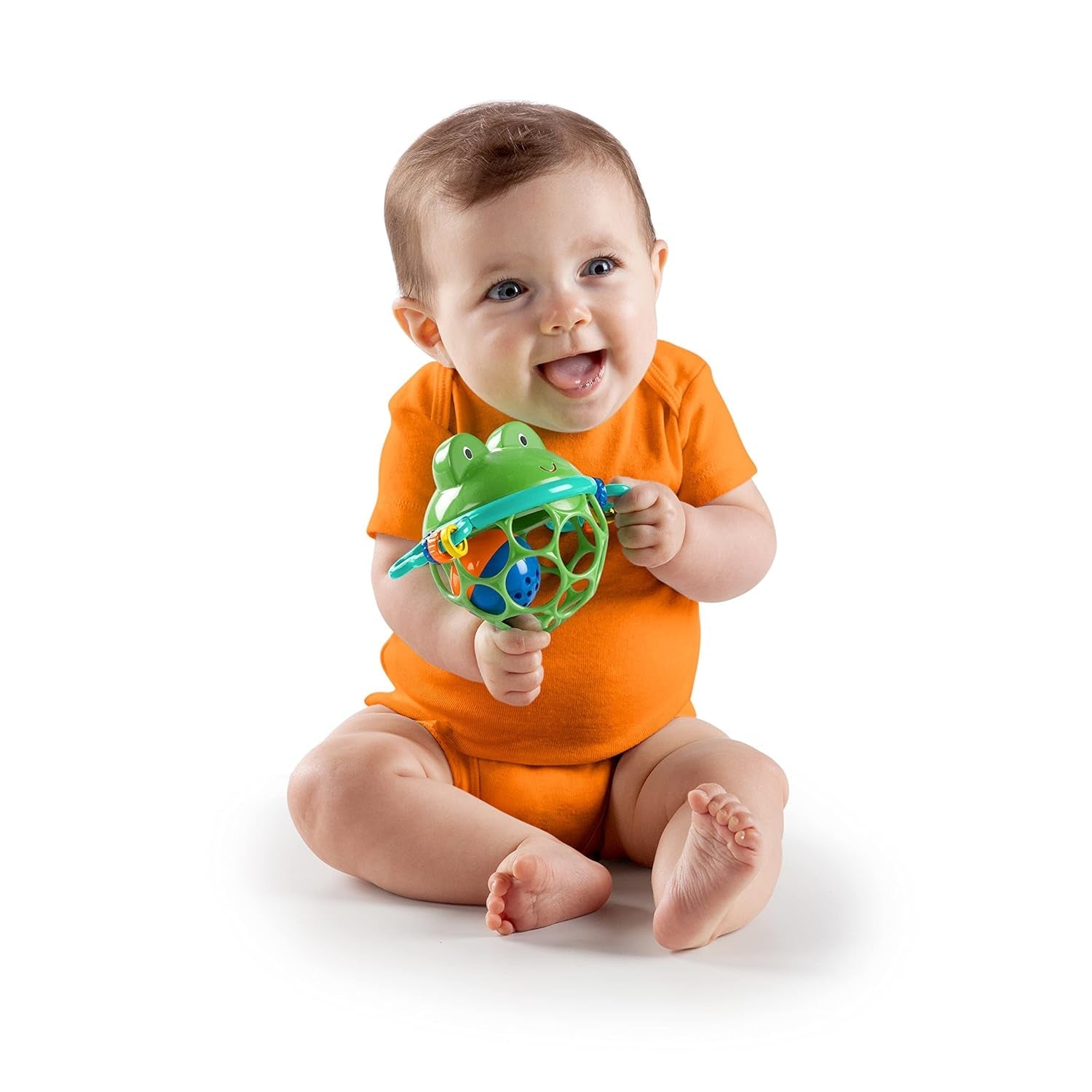 Bright Starts Little Shakers Set de regalo de 6 piezas - Sonajeros y mordedores para bebés Sin BPA Fácil de atrapar Unisex Recién nacido+