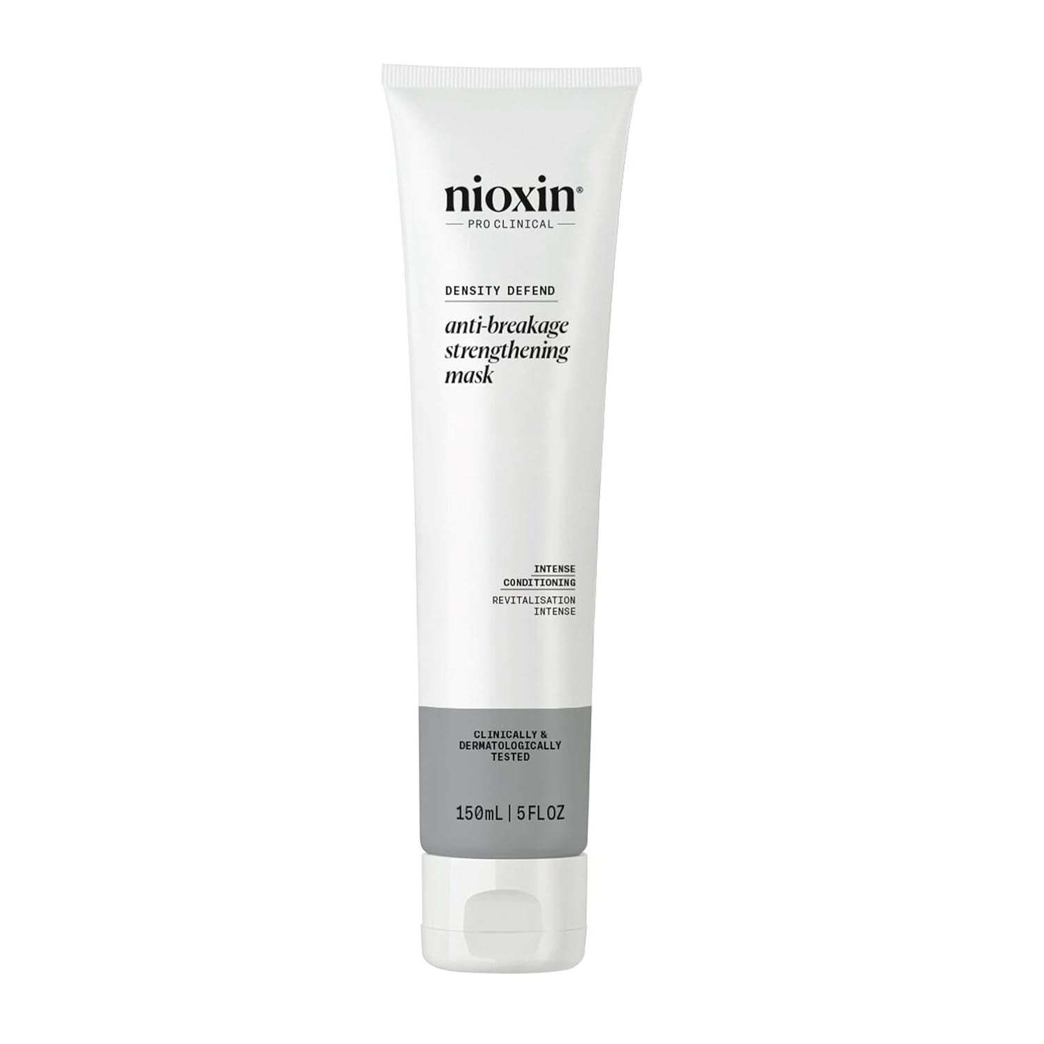 Nioxin Density Defend Mascarilla Capilar Fortalecedora Antirotura - Mascarilla capilar hidratante contra la rotura del cabello, cuidado del cabello sin aclarado con vitamina C Naty Shop Mascarilla Capilar 150 Ml (1 paquete)