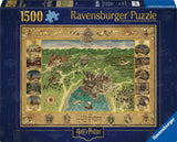 Ravensburger Puzzle 12000720 - Mapa de Hogwarts - Puzzle de 1500 piezas para adultos y niños 14+ Harry Potter Fan Merchandise Puzzle Naty Shop