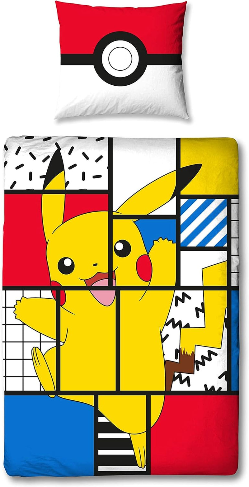 Ropa de cama para jóvenes y niños, Pikachu, 100% algodón Ropa de cama infantil Naty Shop Default Title