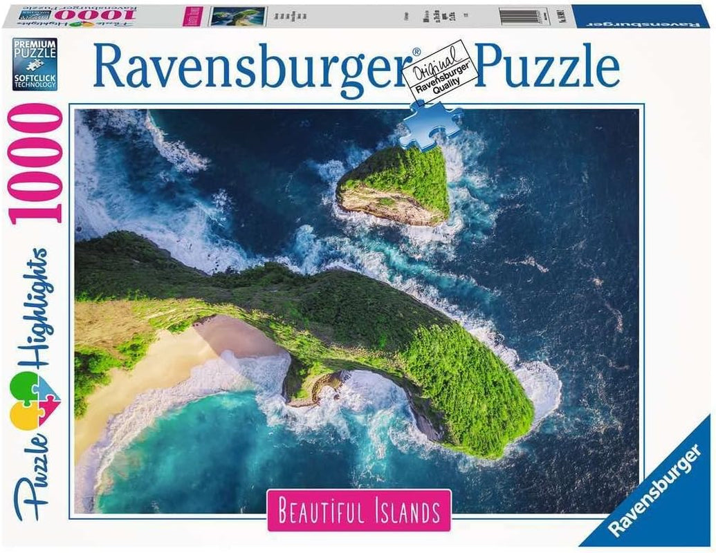 Ravensburger Puzzle Beautiful Islands 16909 - Indonesia - Puzzle de 1000 piezas para adultos y niños mayores de 14 años Puzzle Naty Shop Diseño antiguo