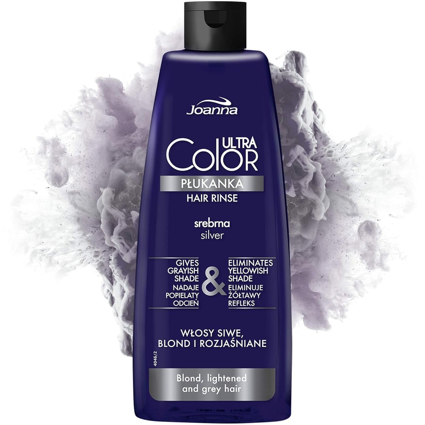 Joanna Ultra Color - Acondicionador color rosa para cabellos rubios y claros - Rosa pastel - Brillo natural - Elimina el tono amarillo del cabello rubio grisáceo - Efecto temporal - 150 ml Naty Shop Tinte para el cabello Tono rubio cenizo 150 Ml (1 pack)