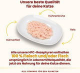 Almo Nature HFC Natural - Comida húmeda para gatos adultos - Filete de pollo - 280g, paquete de 12