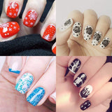 Biutee Estampador de Uñas 30 Piezas Juego de Sellos de Uñas Plantilla de Uñas Estampado de Uñas Imágenes de Animales Flores Placa de Estampado de Uñas con 2 Sellos 2 Raspadores Accesorios de Diseño de Uñas Sello de Uñas Francés