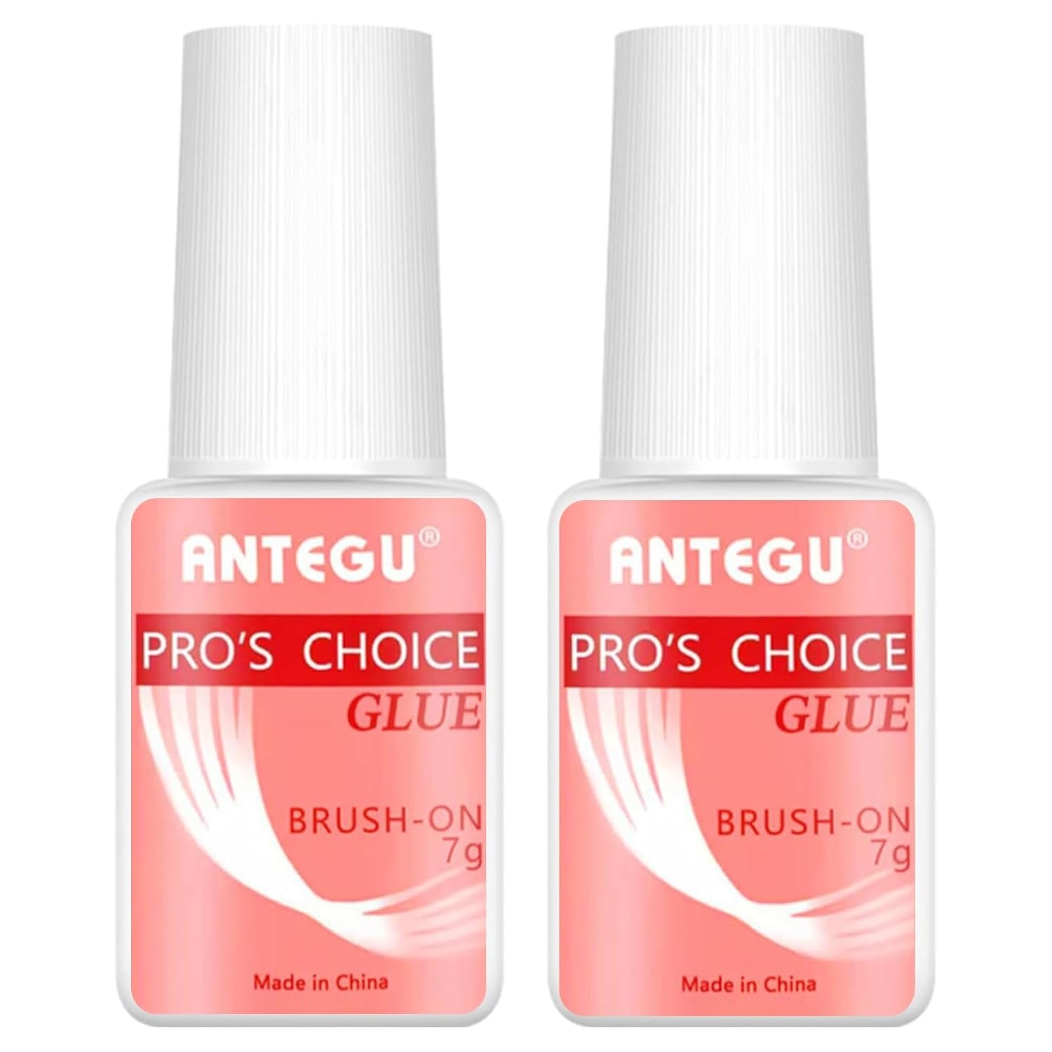 Pegamento para uñas extrafuerte: incluye cepillo, 4 pegamentos para extensiones de uñas de 7 g, pegamento para puntas acrílicas y pegamento para uñas artificiales.