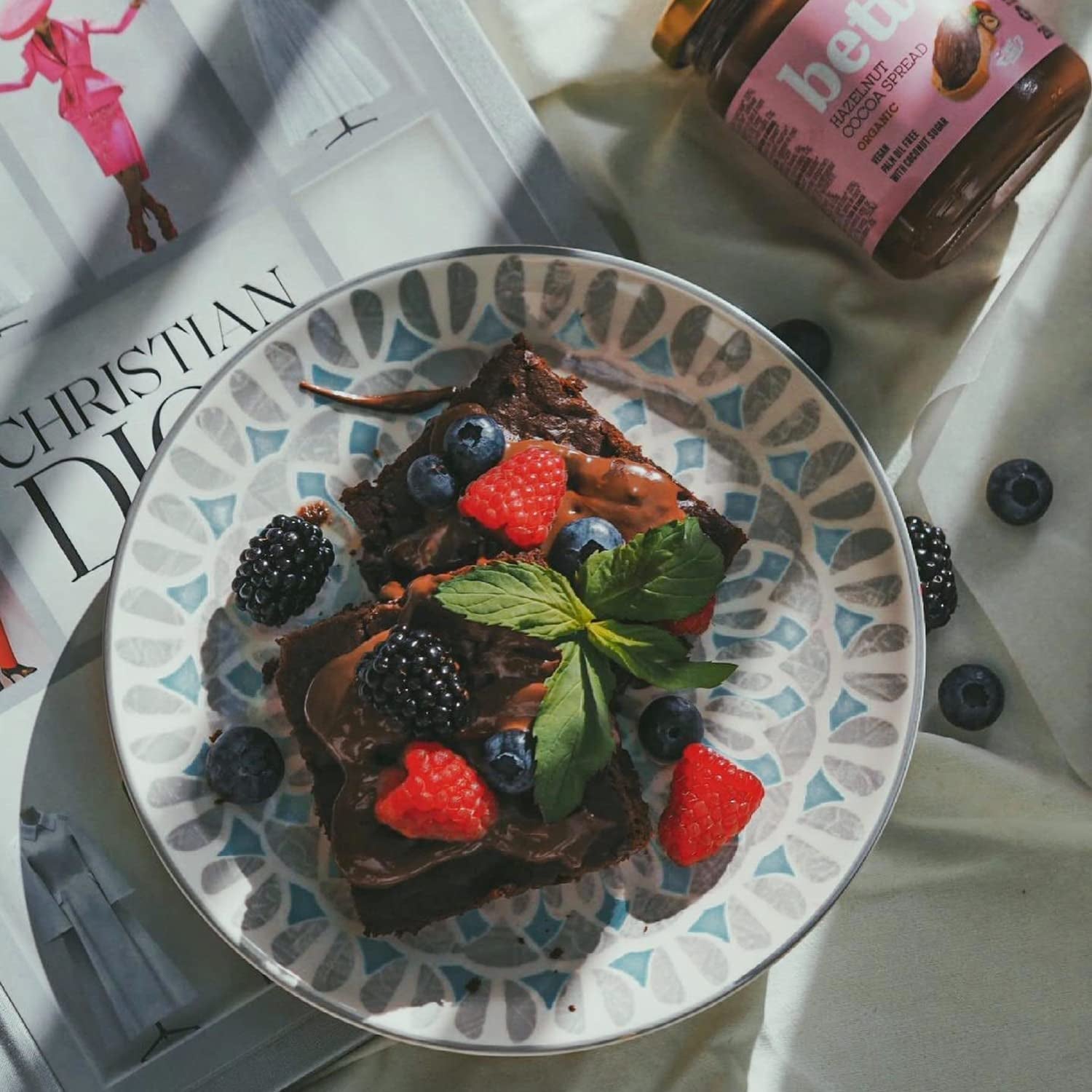 Mezcla de brownie orgánica Bettr - Brownies biológicos, veganos y sin gluten con sabor a kakaogeschmack - 400 g - 15 porciones Naty Shop