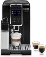 De'Longhi Dinamica Plus ECAM 370.70.B Cafetera espresso totalmente automática con sistema de leche LatteCrema, capuchino y espresso, pantalla táctil a color TFT de 3,5 pulgadas y control mediante aplicación, función café, negra