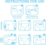 Pañales Estampados Para Adultos 5500-5800ml 10 Piezas - Calzoncillos De Baño (XL)