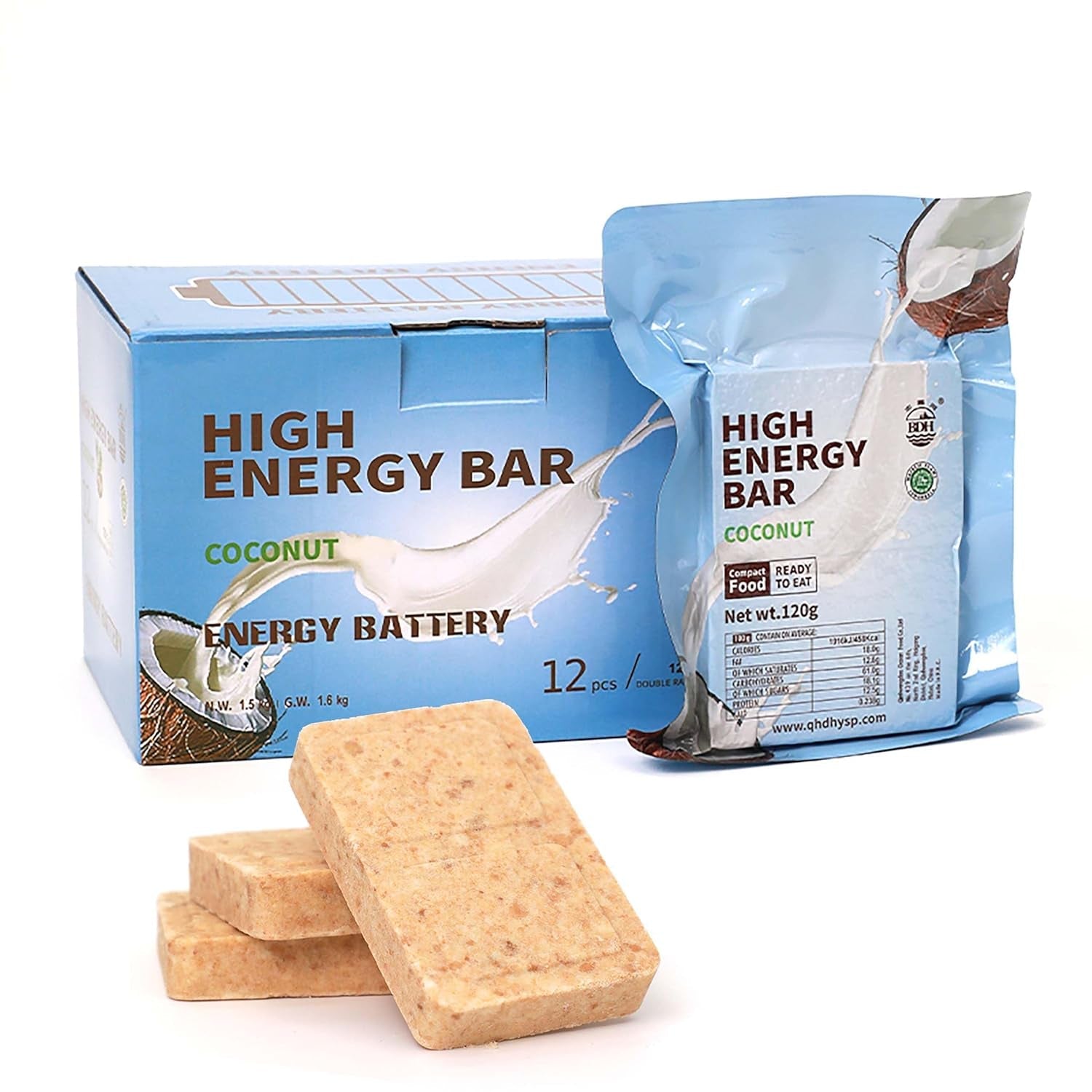 Barras de Emergencia Tabletas de Supervivencia con Sabor a Chocolate para Actividades al Aire Libre Camping Emergencia Ventisca Terremoto Desastre Kit de preparación de Larga Vida 12 Piezas