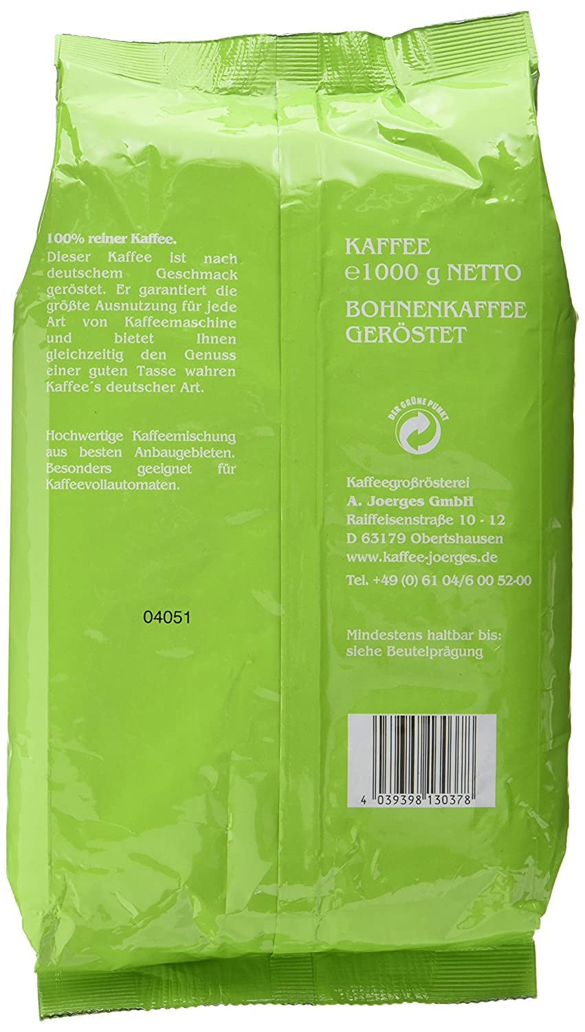 Mezcla de café Joerges, 1 kg (el embalaje puede variar) (Paquete de 2)