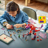LEGO NINJAGO Dragón del Caos Diente de Trueno - Juguete con 6 minifiguras ninja - Juego de construcción de rol para niños y niñas a partir de 8 años - Regalos para fans de la serie de televisión Rise of the Dragons 71832 Juegos de construcción Beuche den LEGO-Store