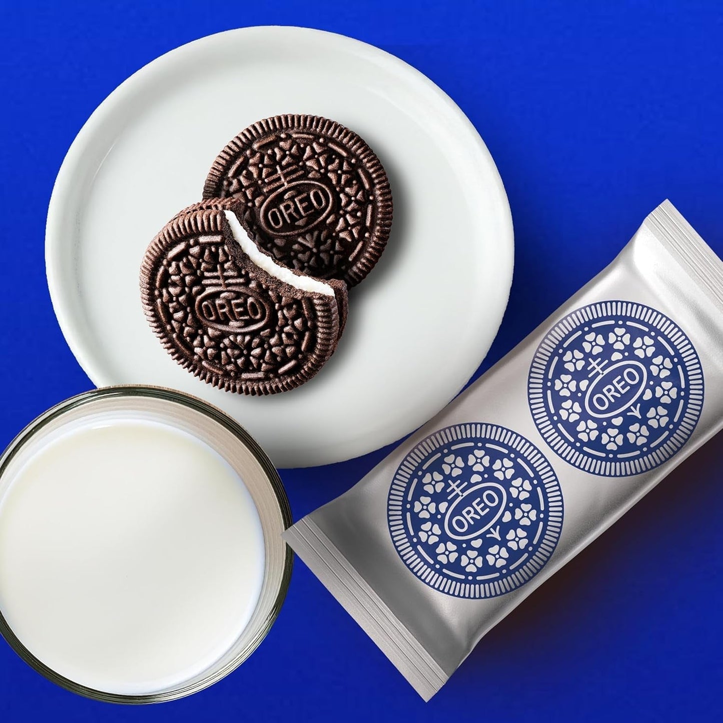 OREO Original - Galletas crujientes con cacao y delicioso relleno de crema con sabor a vainilla - 32 x 44g