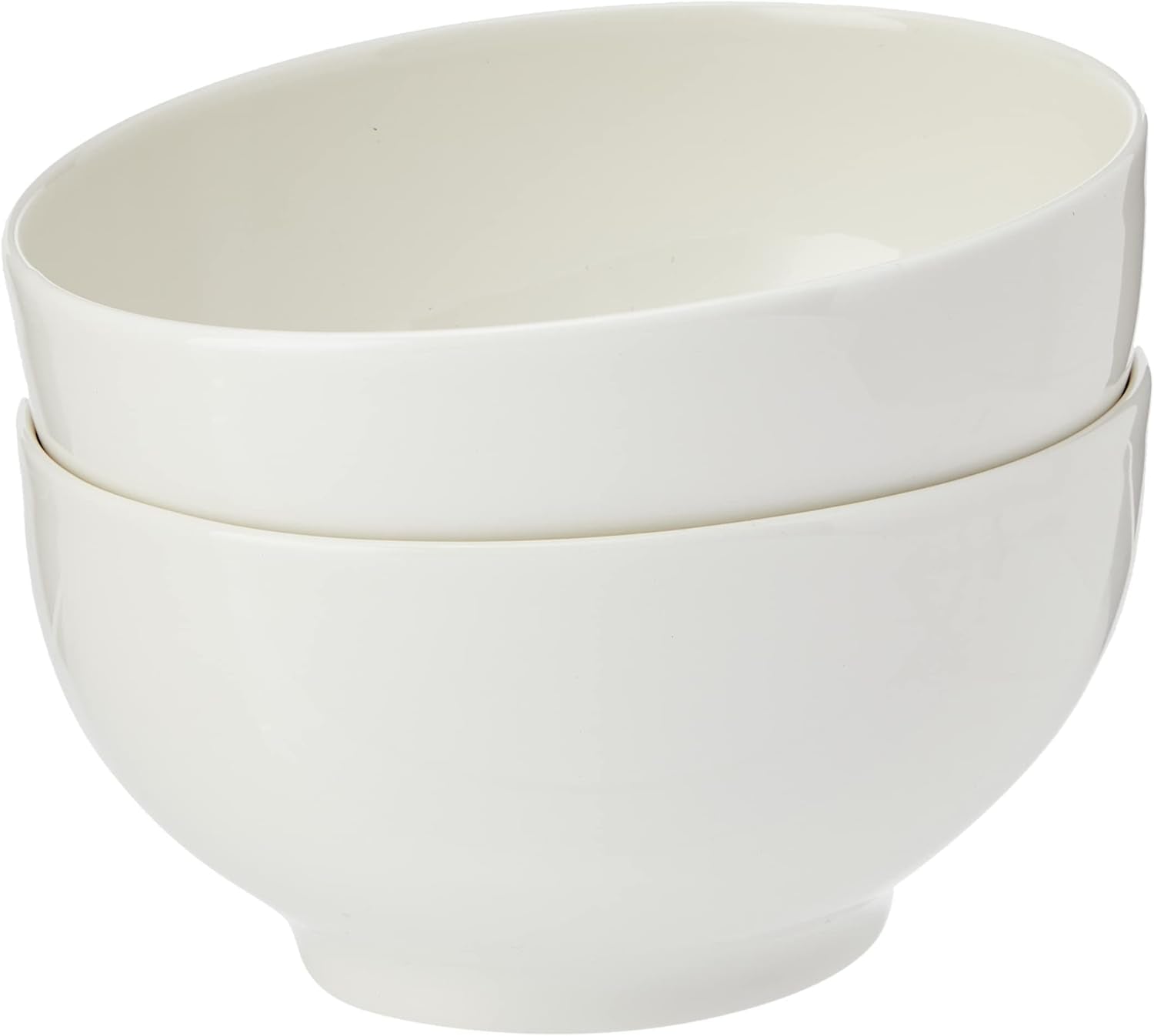 Villeroy & Boch For Me Juego de 2 cuencos para cereales, blanco, aptos para lavavajillas y microondas, cuencos pequeños para 2, cuencos, cuencos para cereales, aperitivos o salsas, plato, porcelana premium