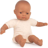 Muñecas Miniland: Muñeca Latinoamericana, 32cm, Cuerpo de Tela Suave, Caja Regalo