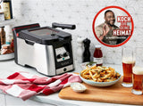 Freidora Tefal FR600D Clear Duo, fritura con menos humo y olores, 1,2 kg de capacidad, termostato, temporizador, gran ventana de visualización sin vaho Electrodomésticos Naty Shop