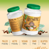 Eritritol natural ecológico, 10G = 7G azúcar, 1 Kg Edulcorantes Naty Shop