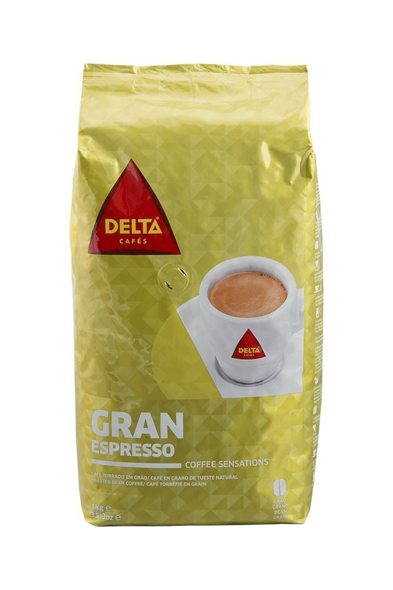Delta Gran Espresso - Café molido portugués, 1 paquete (1 x 1 kg)