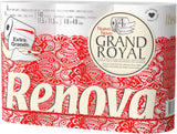 Papel higiénico Renova Renova Grand Royal 4 capas - 6 rollos, Grande (paquete de 5)