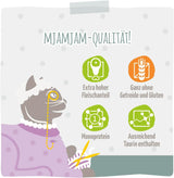 MjAMjAM - Comida húmeda premium para gatos - Senior - pollo jugoso, pack de 6 (6 x 400g), sin cereales
