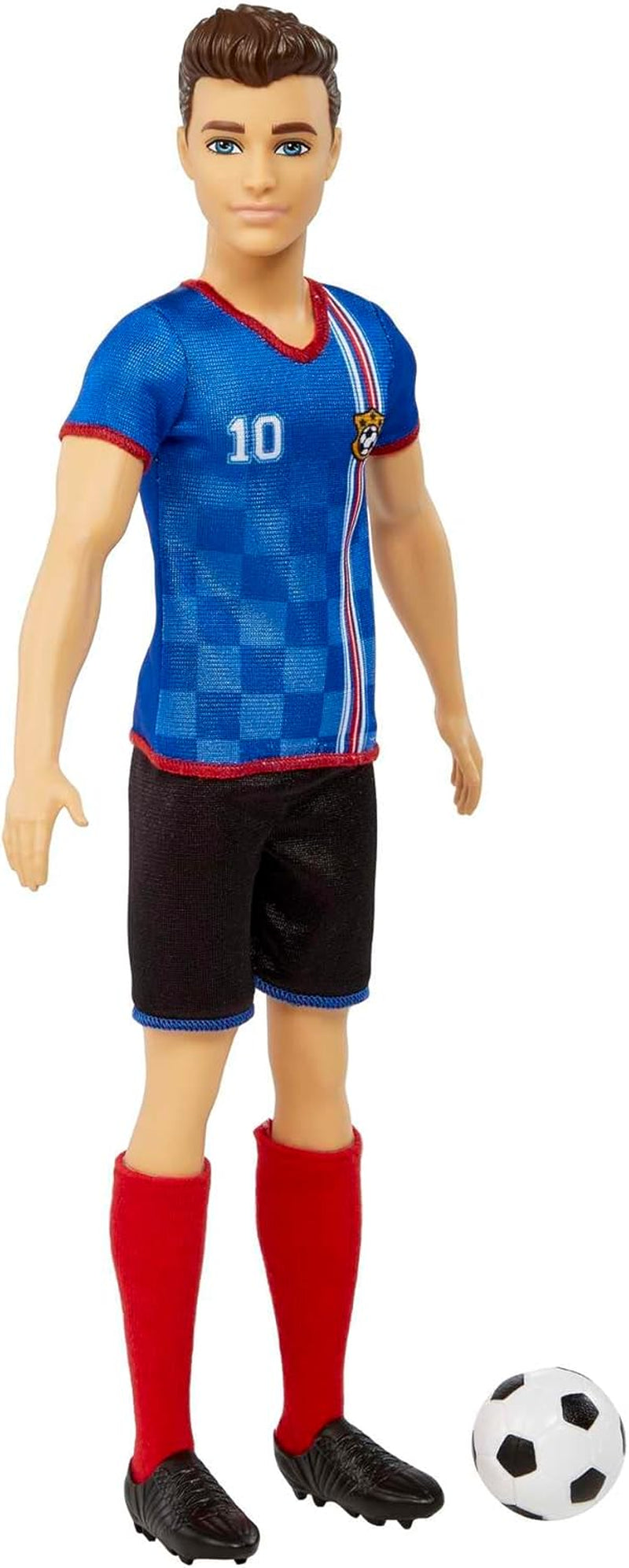 Barbie Serie Puedes Ser Cualquier Cosa Muñeco Ken Futbolista Pelo Castaño Muñeco Ken Camiseta Azul Fútbol 1X Muñeco Ken Futbolista Regalo Niños 3 Años Juguetes Hcn15 Naty Shop Muñecas