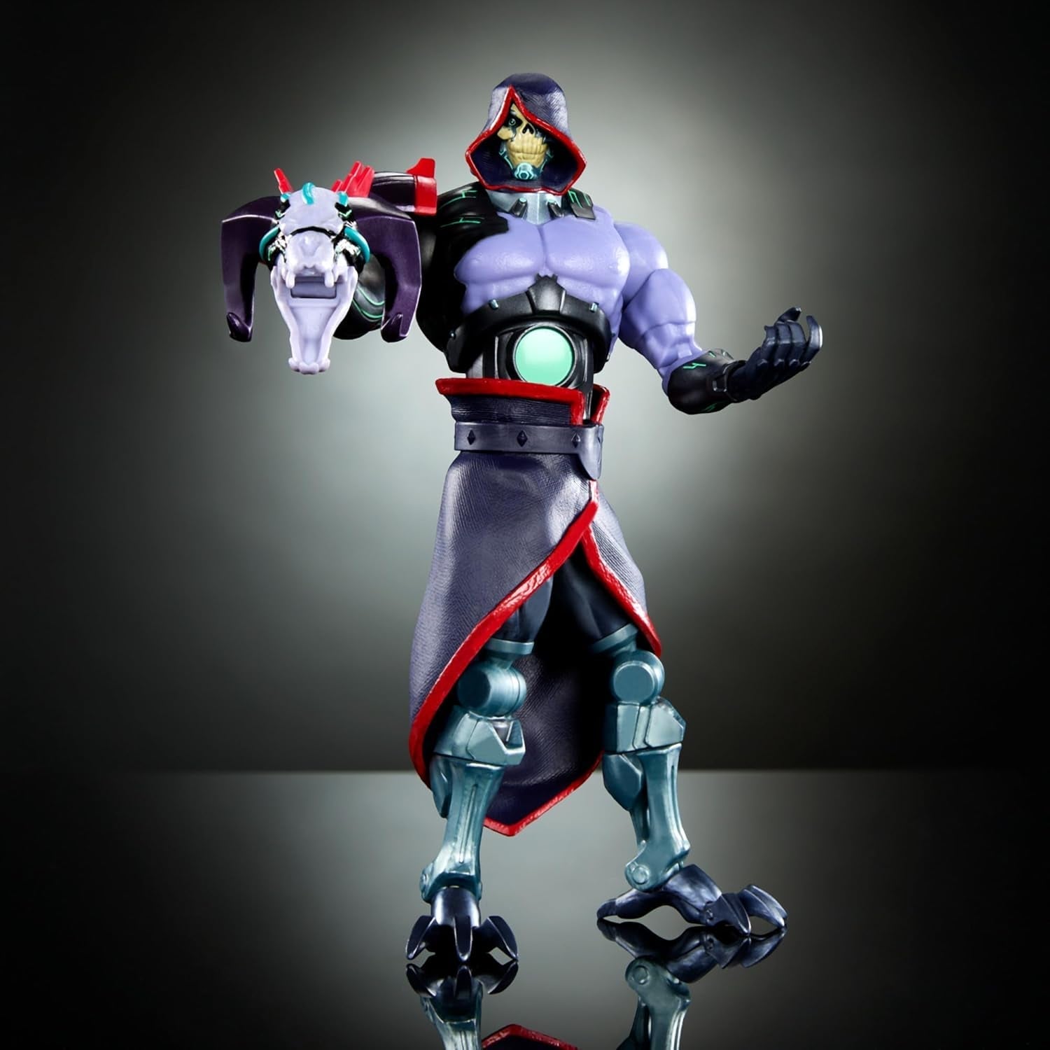 Masters of the Universe: Revolution Masterverse Skeletor Figura de acción Figura coleccionable con 30 puntos de movimiento y brazo robótico móvil Motu Toy HYC46 Figuras de acción Naty Shop
