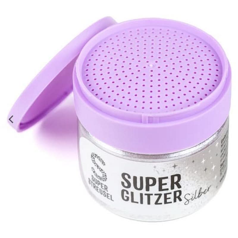 Super Streusel, Super Glitter Powder Gold, brillo en polvo, dorado, 10 gramos Glitter Naty Shop